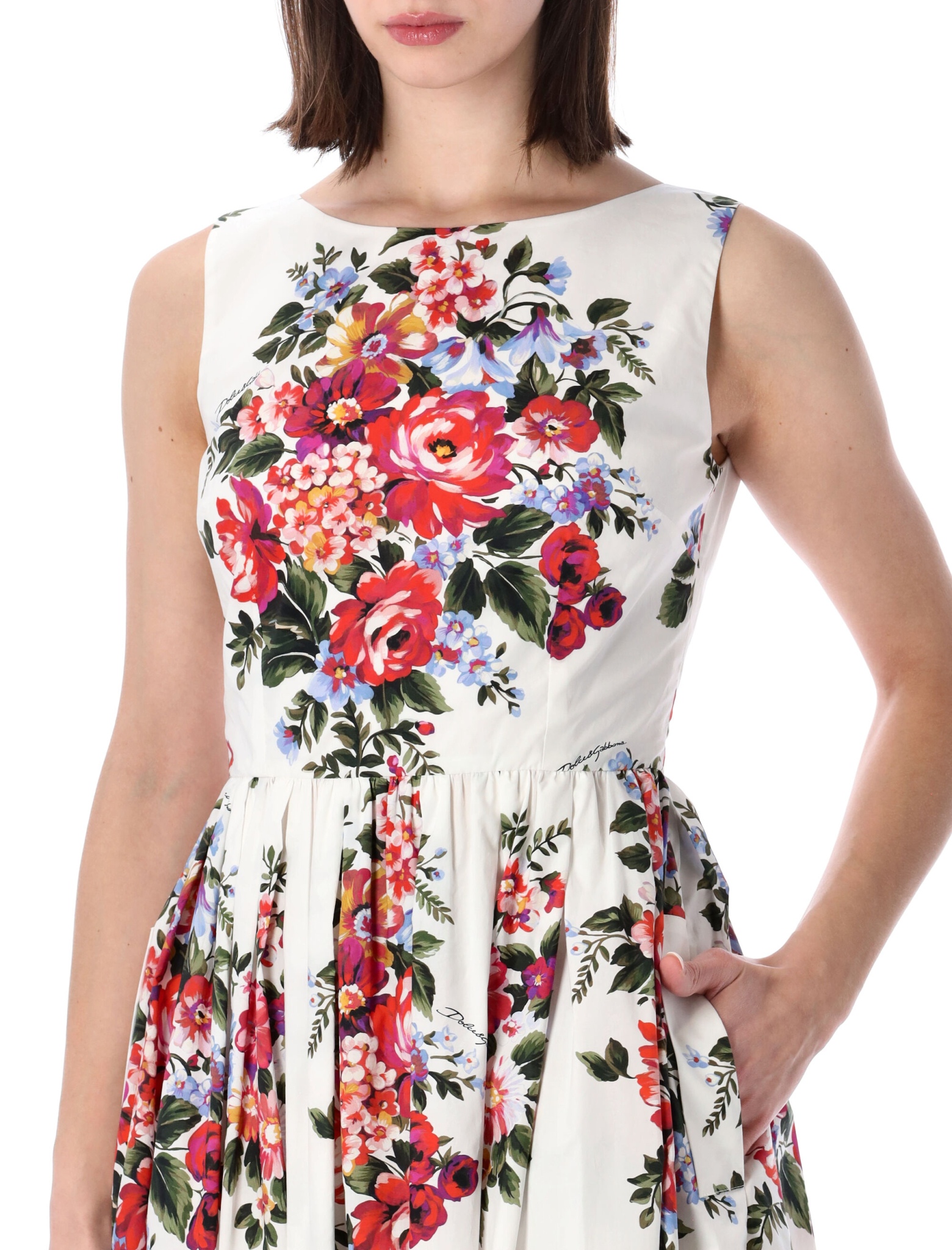[Dolce & Gabbana] Sleeveless dress SS26 F612PTHS5UUHA5ZO