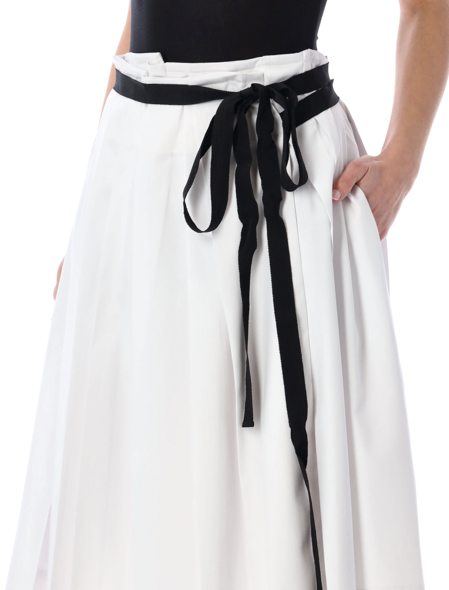 [Prada] Midi skirt SS26 P157IG1000F0009
