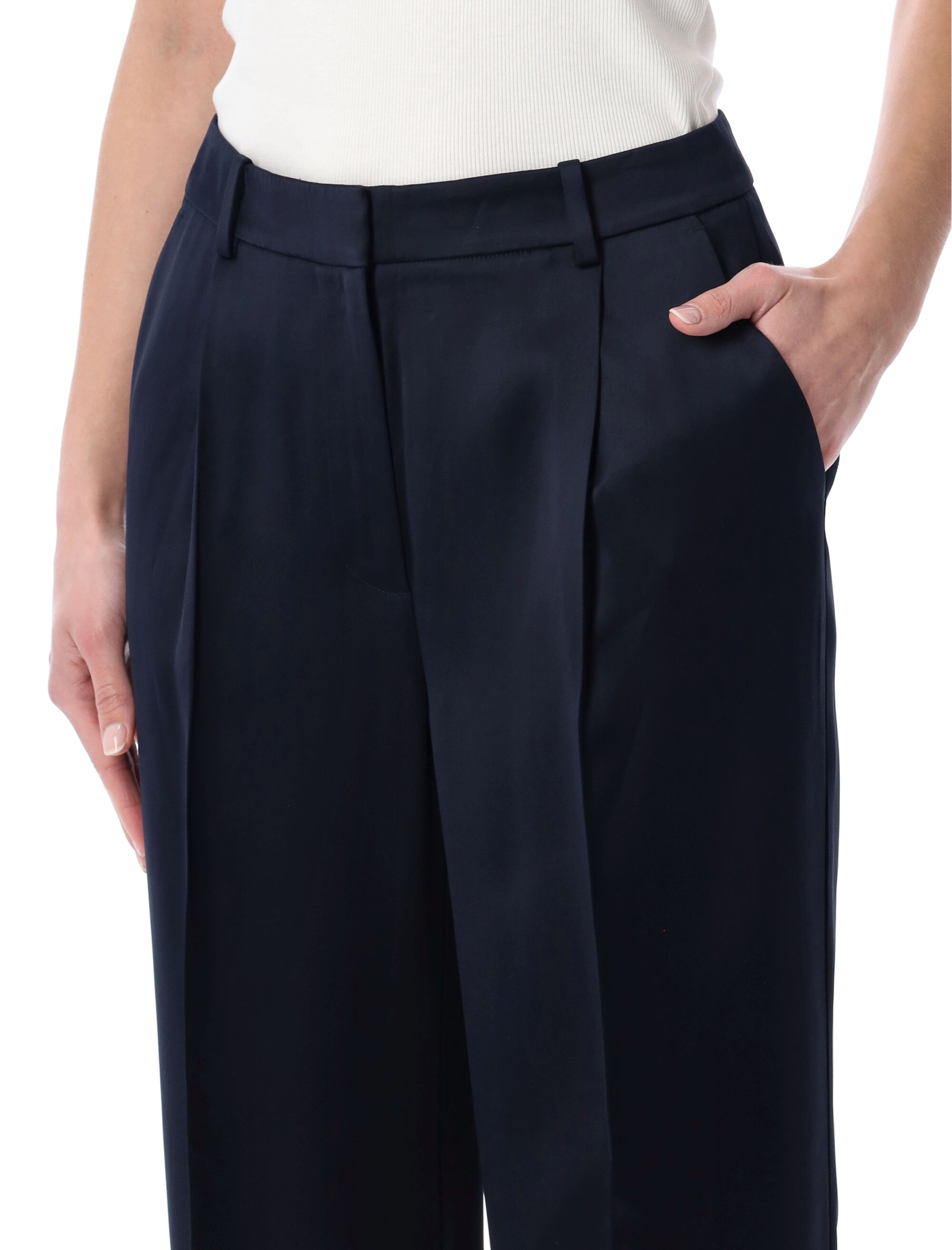 [Anine Bing] Trousers SS26 A0312021NAV01NAVY BLUE