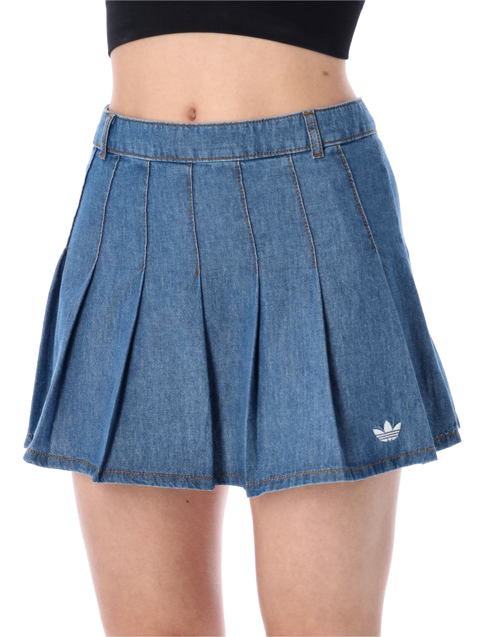[ADIDAS ORIGINALS] Mini skirt SS26 KD5523BLUE