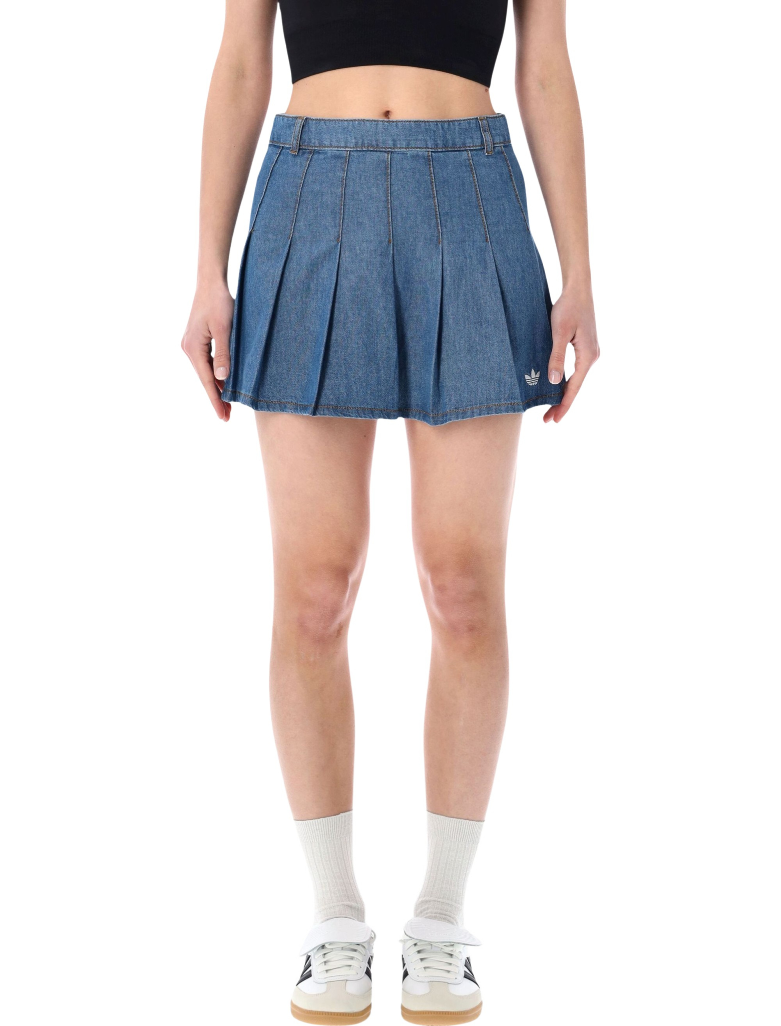 [ADIDAS ORIGINALS] Mini skirt SS26 KD5523BLUE