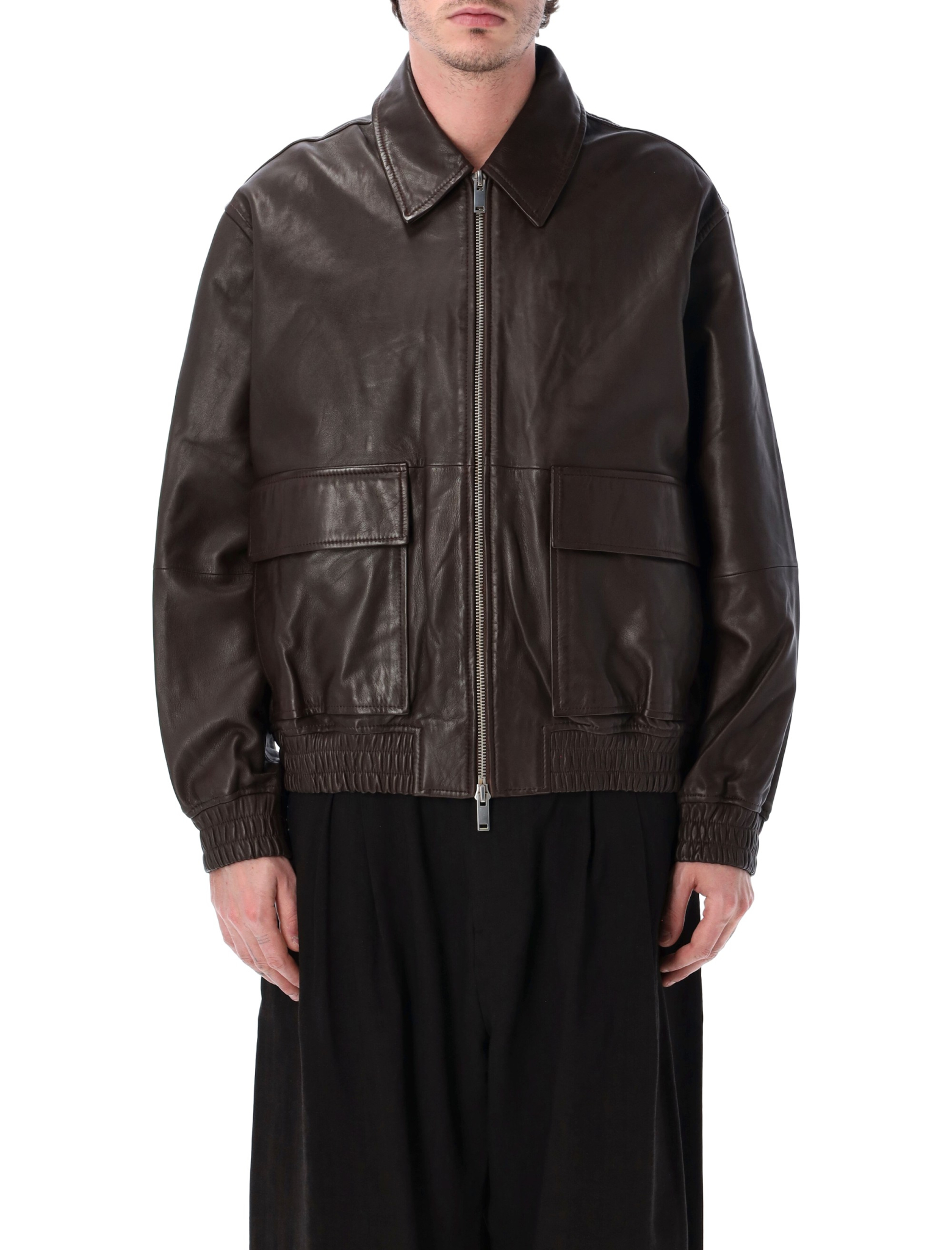 [Studio Nicholson] Leather Jacket SS26 SNM1115BROWN