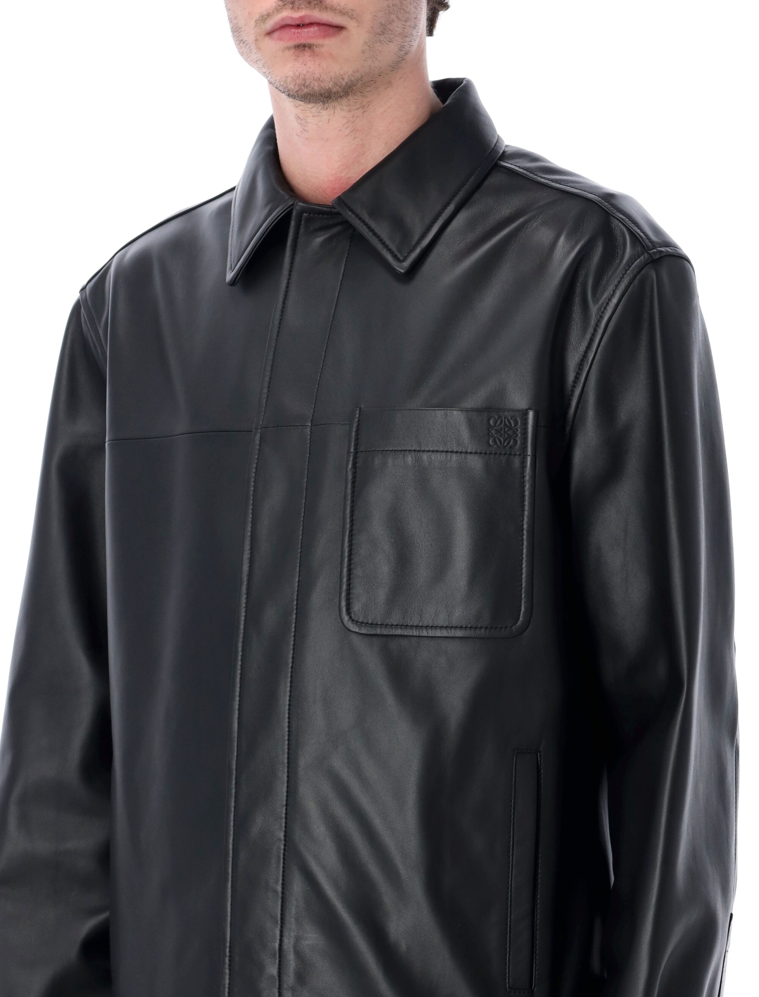[Loewe] Leather Jacket SS26 H526Y31L521100