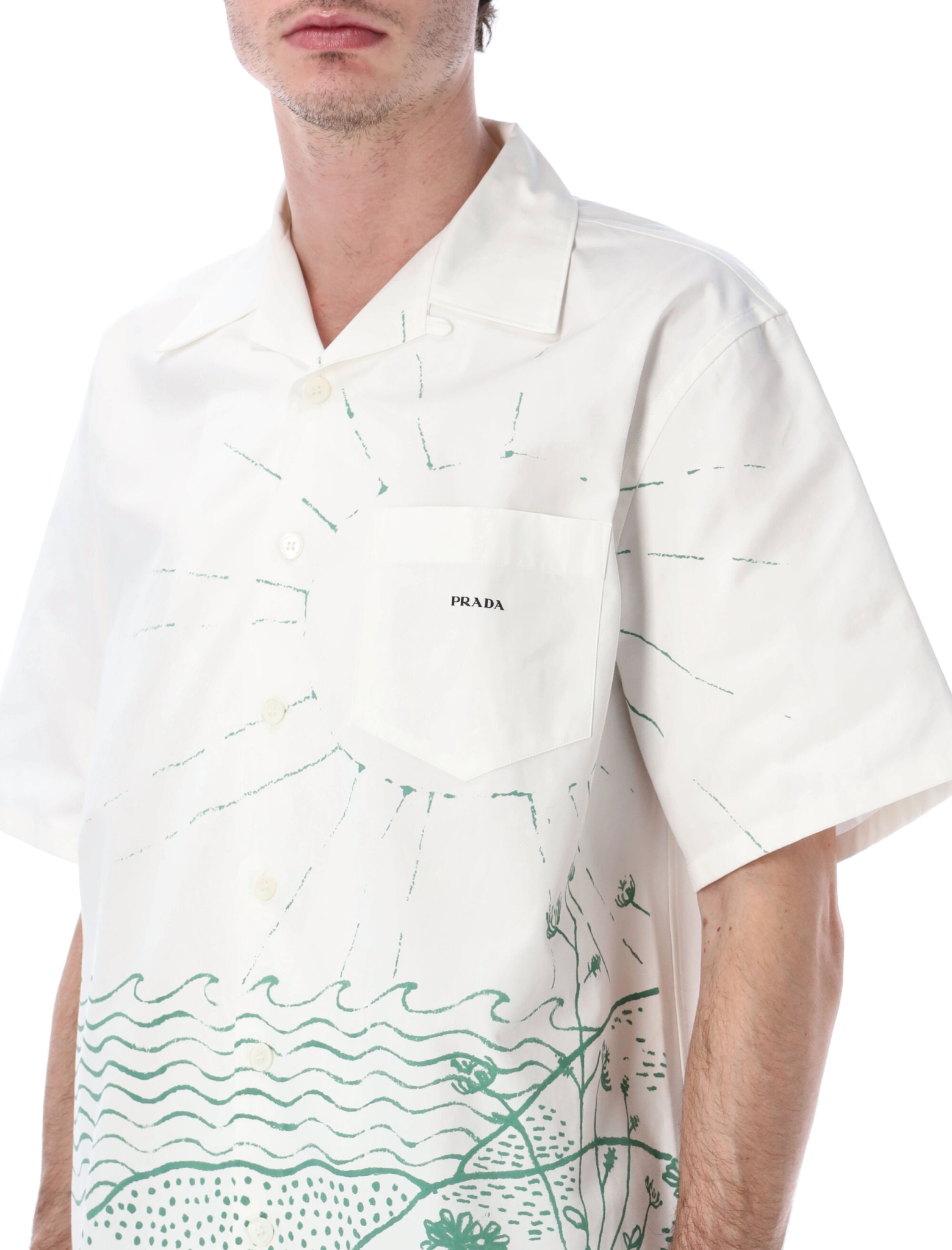 [Prada] Shirts Short Sleeve SS26 UCS414184HF0089