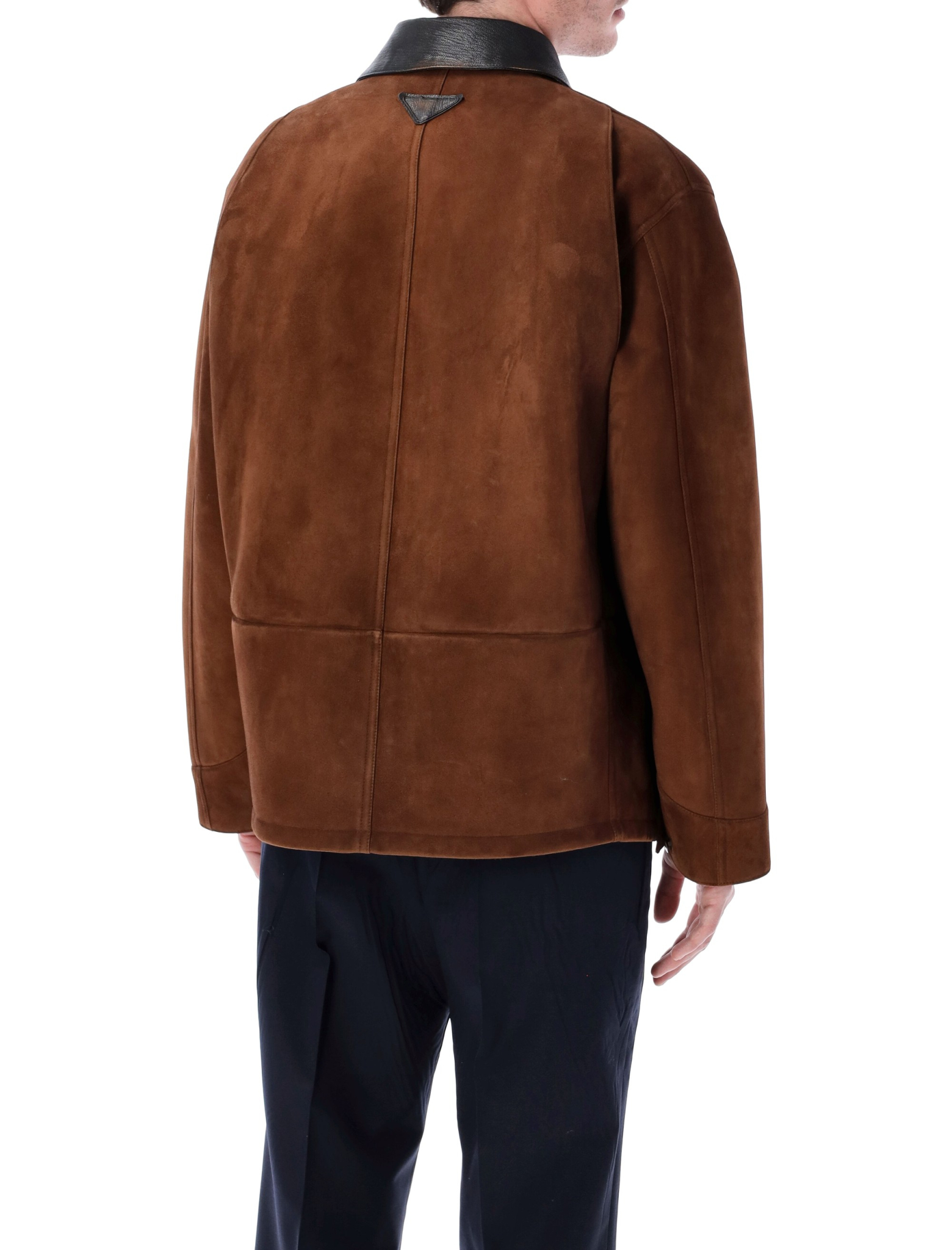 [Prada] Leather Jacket SS26 UPS694173BF0324