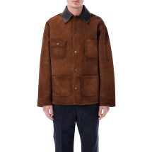 [Prada] Leather Jacket SS26 UPS694173BF0324
