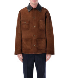 [Prada] Leather Jacket SS26 UPS694173BF0324