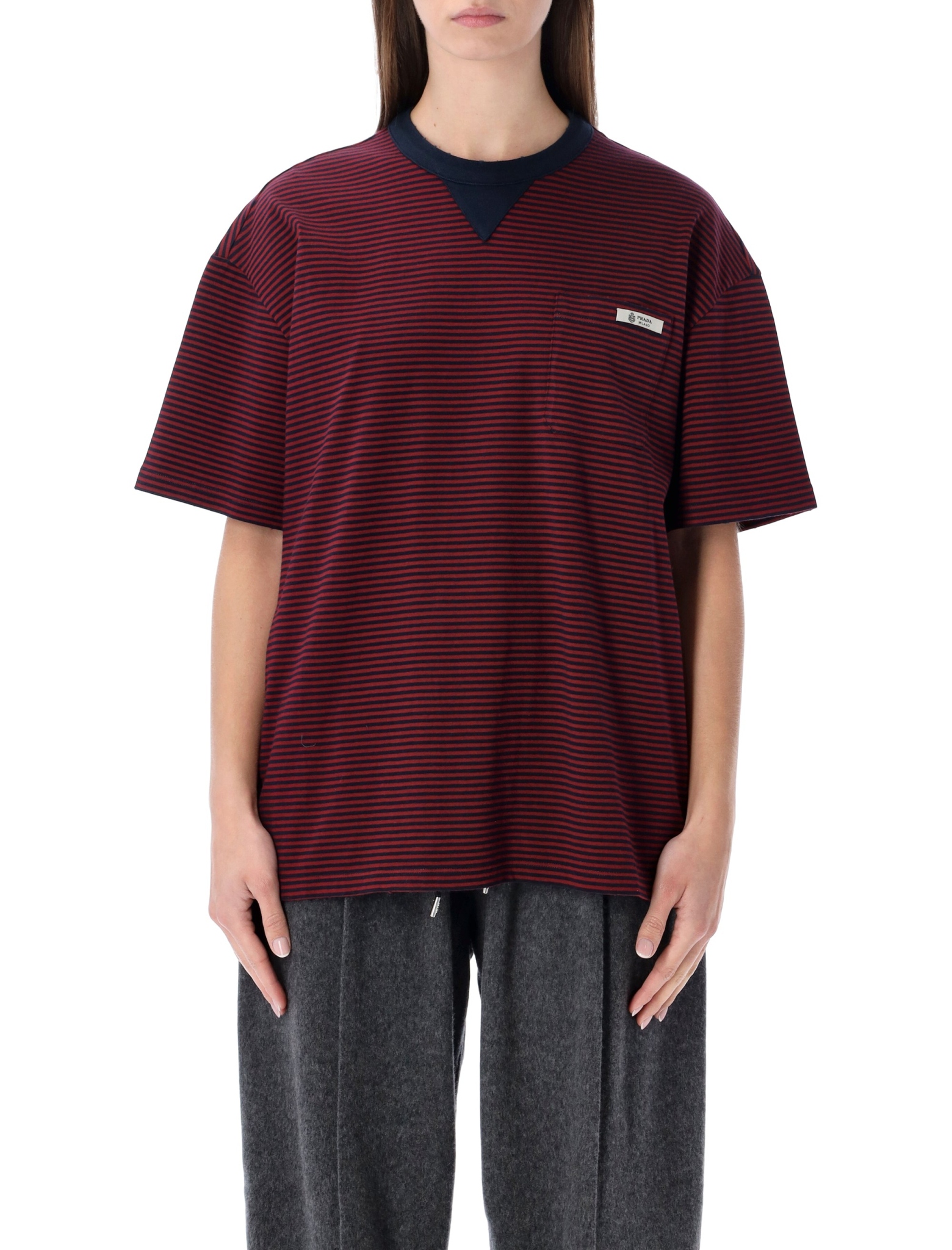 [Prada] T-shirts Short Sleeve SS26 3575B18V9F0X57