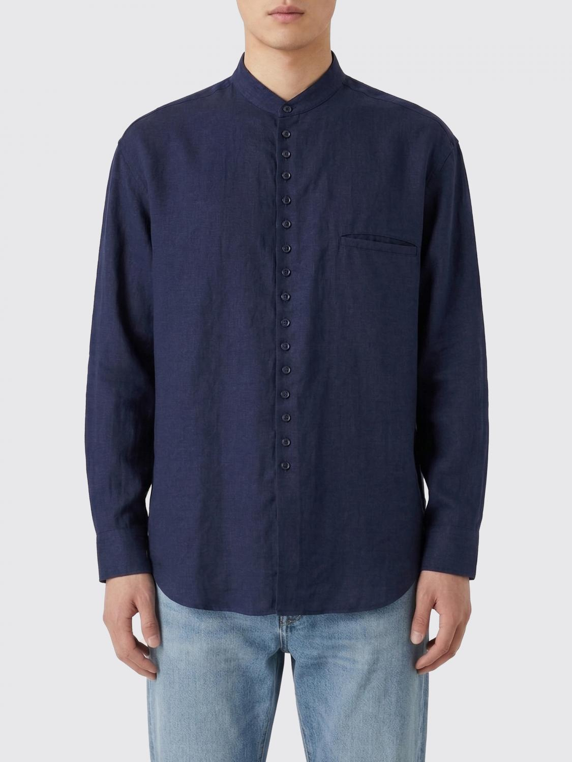 [Giorgio Armani] Shirts Long Sleeve SS26 GM003501TE10081 UB102