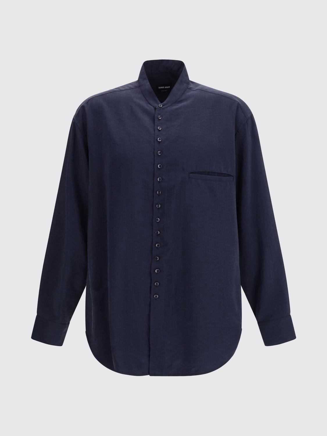 [Giorgio Armani] Shirts Long Sleeve SS26 GM003501TE10081 UB102