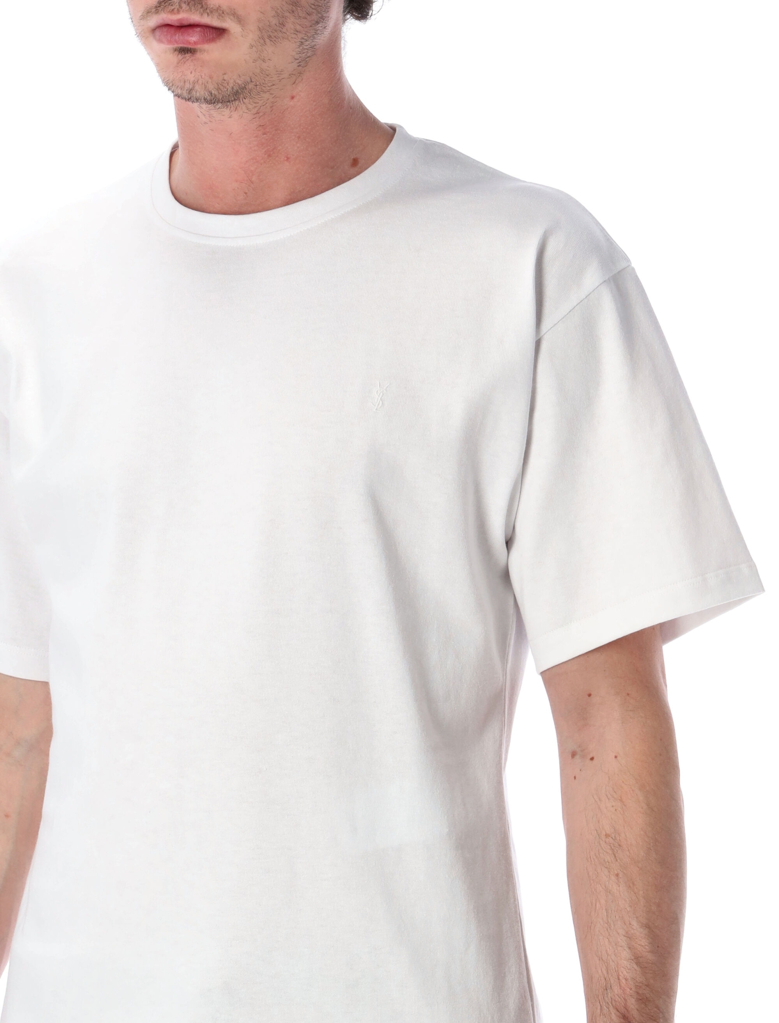 [Saint Laurent] T-shirts Short Sleeve SS26 862769Y38AK9538