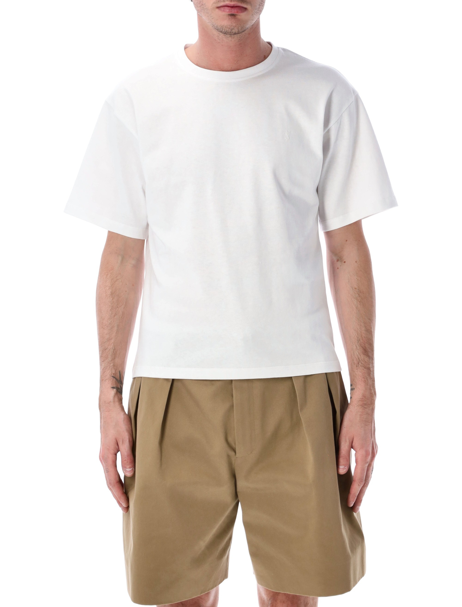 [Saint Laurent] T-shirts Short Sleeve SS26 862769Y38AK9538