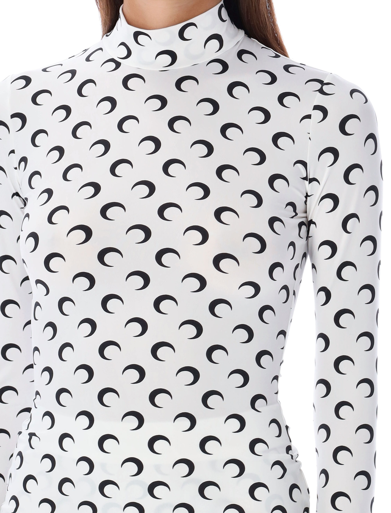 [MARINE SERRE] T-shirts Long Sleeve SS26 WTS005ACJER0001WH00