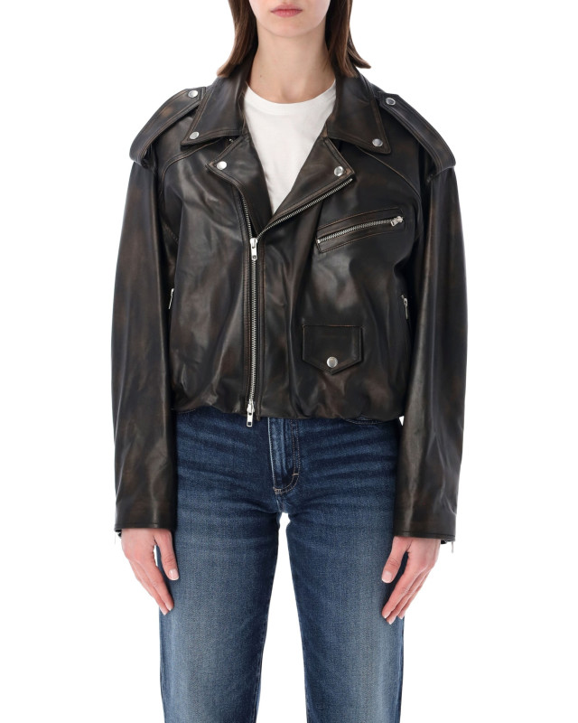 [SWORD] Leather Jacket SS26 8203RBORV02