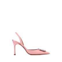[Amina Muaddi] Sandals FW26 CAMELIASLING90 BABYPINK