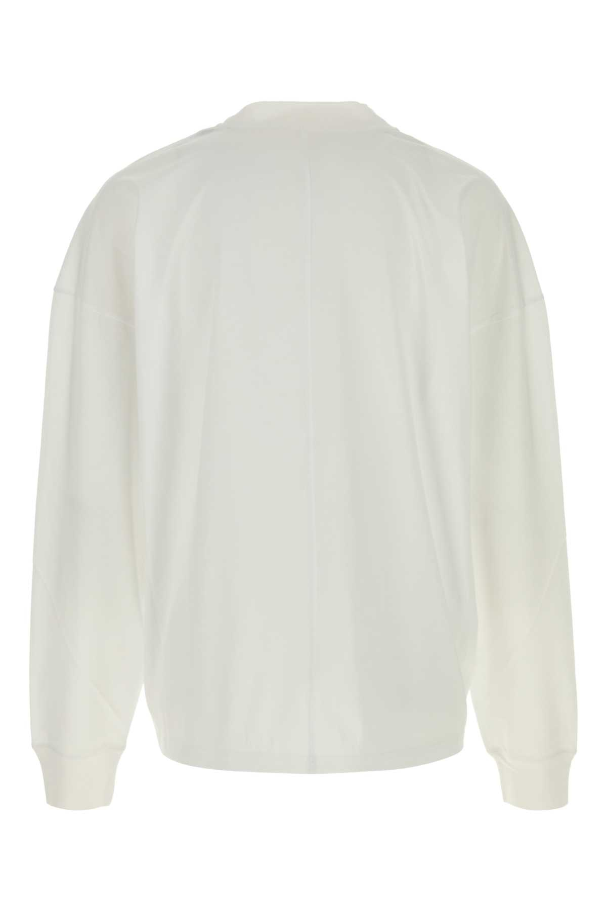 [THE ROW] T-shirts Long Sleeve FW26 612K767 WHT