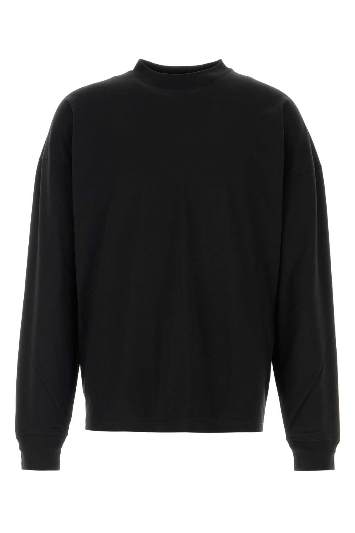 [THE ROW] T-shirts Long Sleeve FW26 612K767 BLK