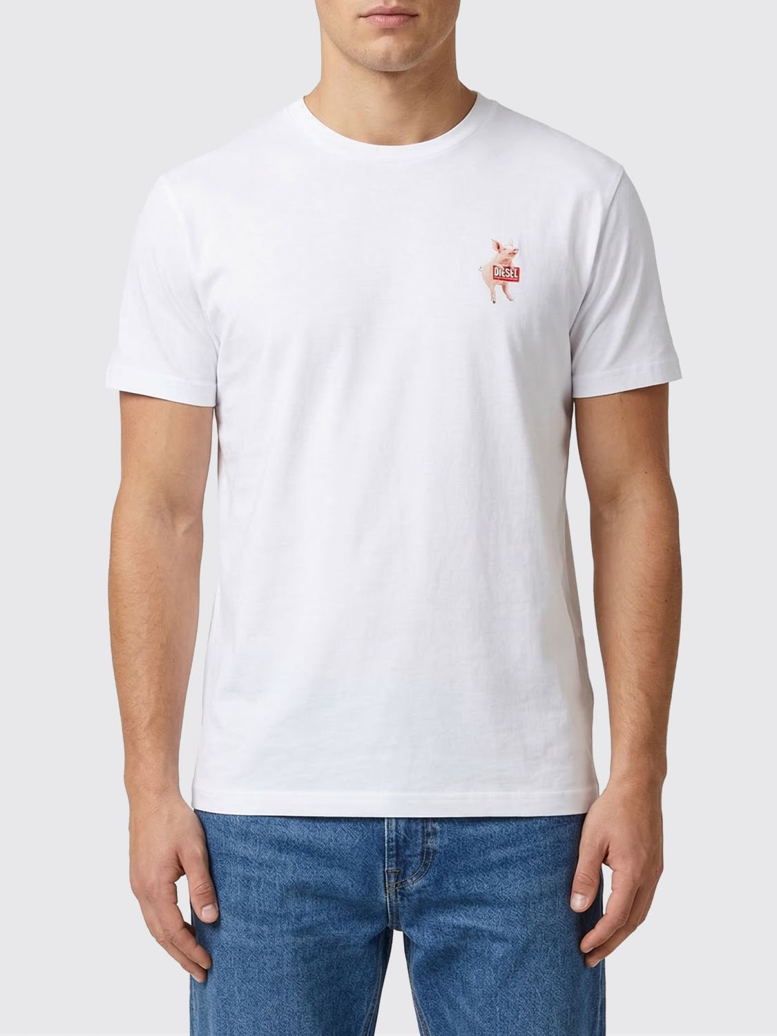 [Diesel] T-shirts Short Sleeve SS26 A220050PLAT 100