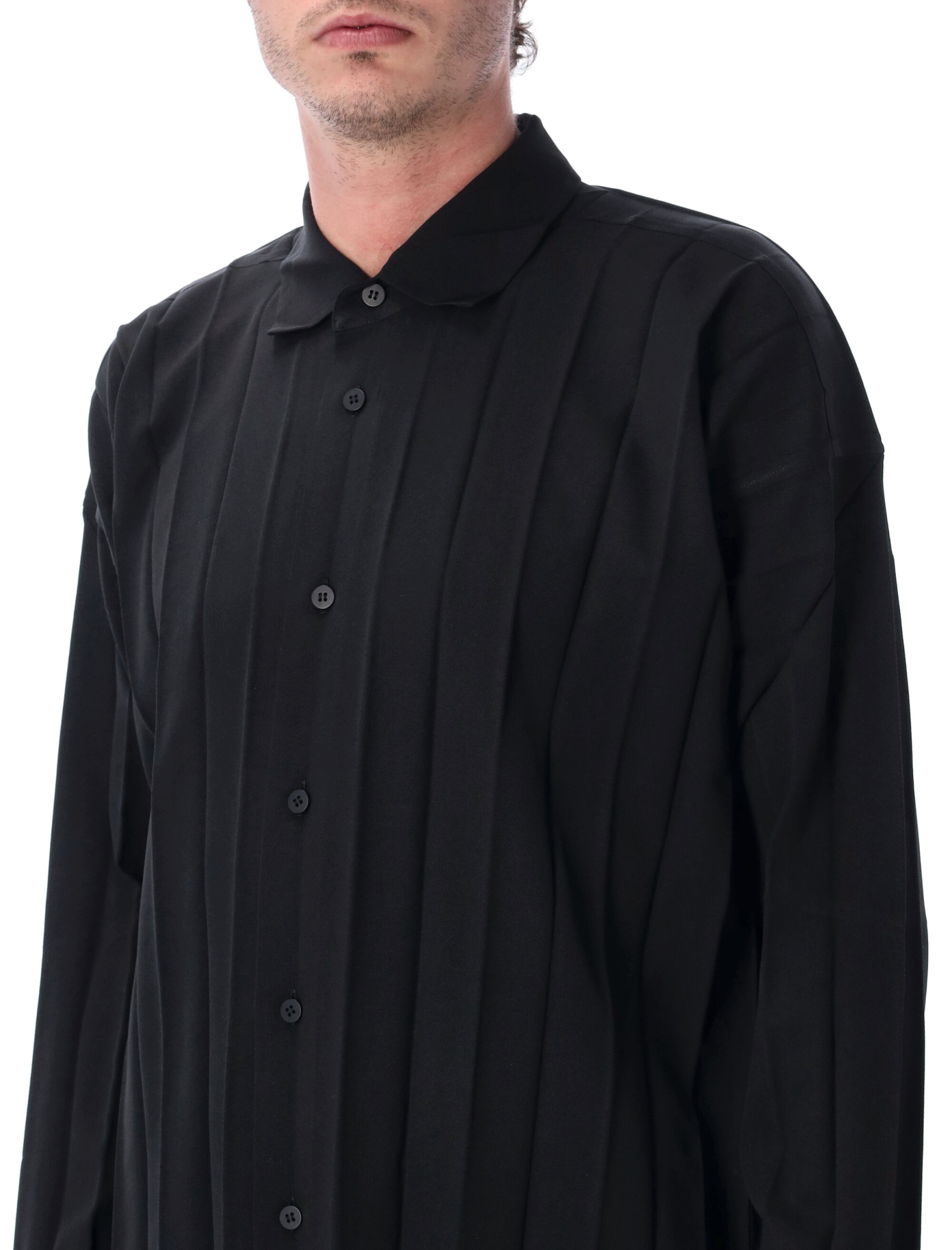 [HOMME PLISSE' ISSEY MIYAKE] Shirts Long Sleeve SS26 HP66FJ17615