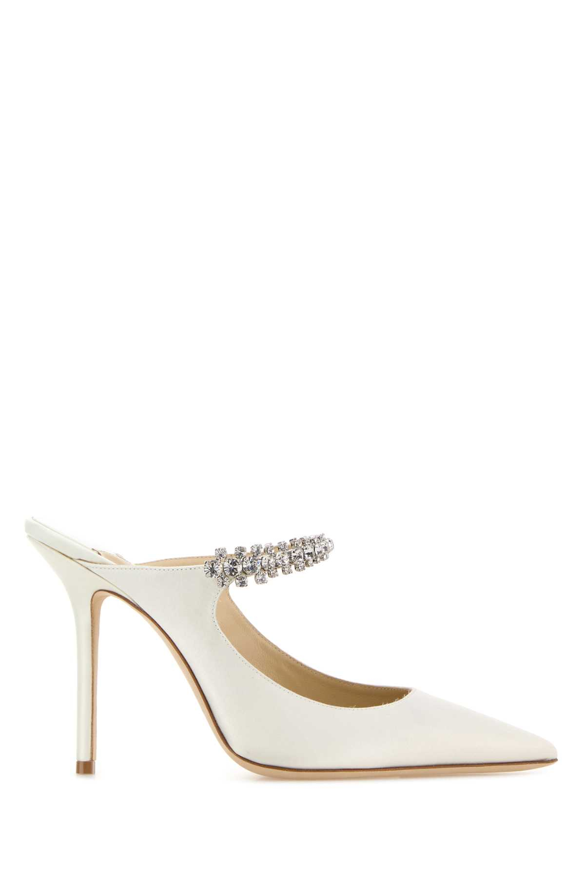 [Jimmy Choo] Sandals FW26 BING100SAT IVORY