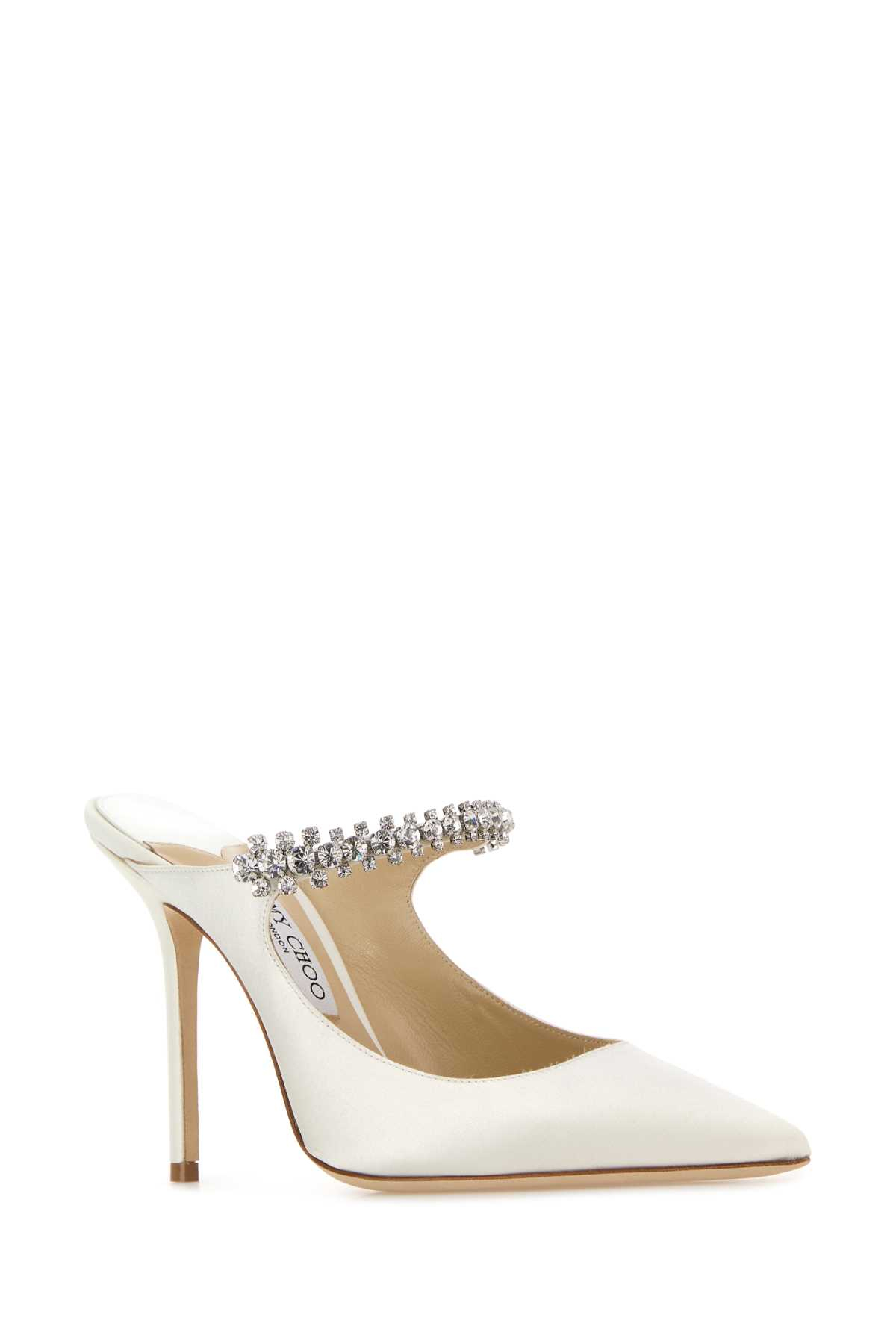 [Jimmy Choo] Sandals FW26 BING100SAT IVORY