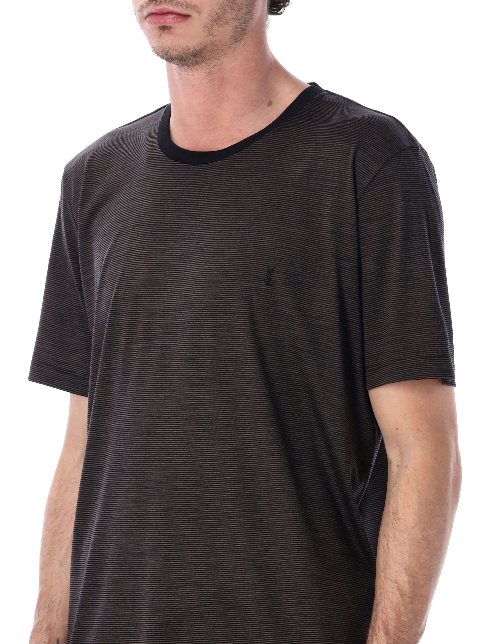 [Saint Laurent] T-shirts Short Sleeve SS26 858314Y38AS1079
