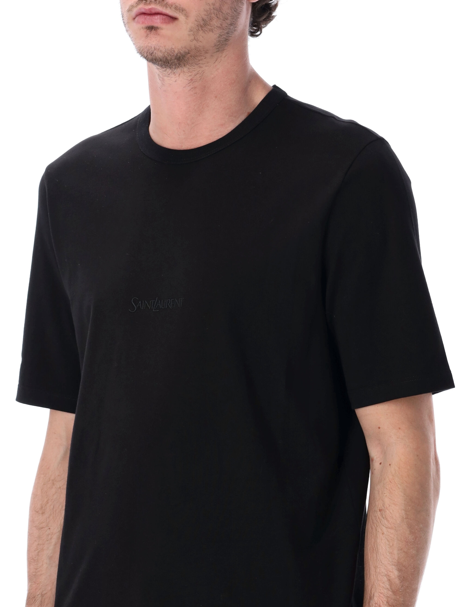 [Saint Laurent] T-shirts Short Sleeve SS26 857461Y37XE1000