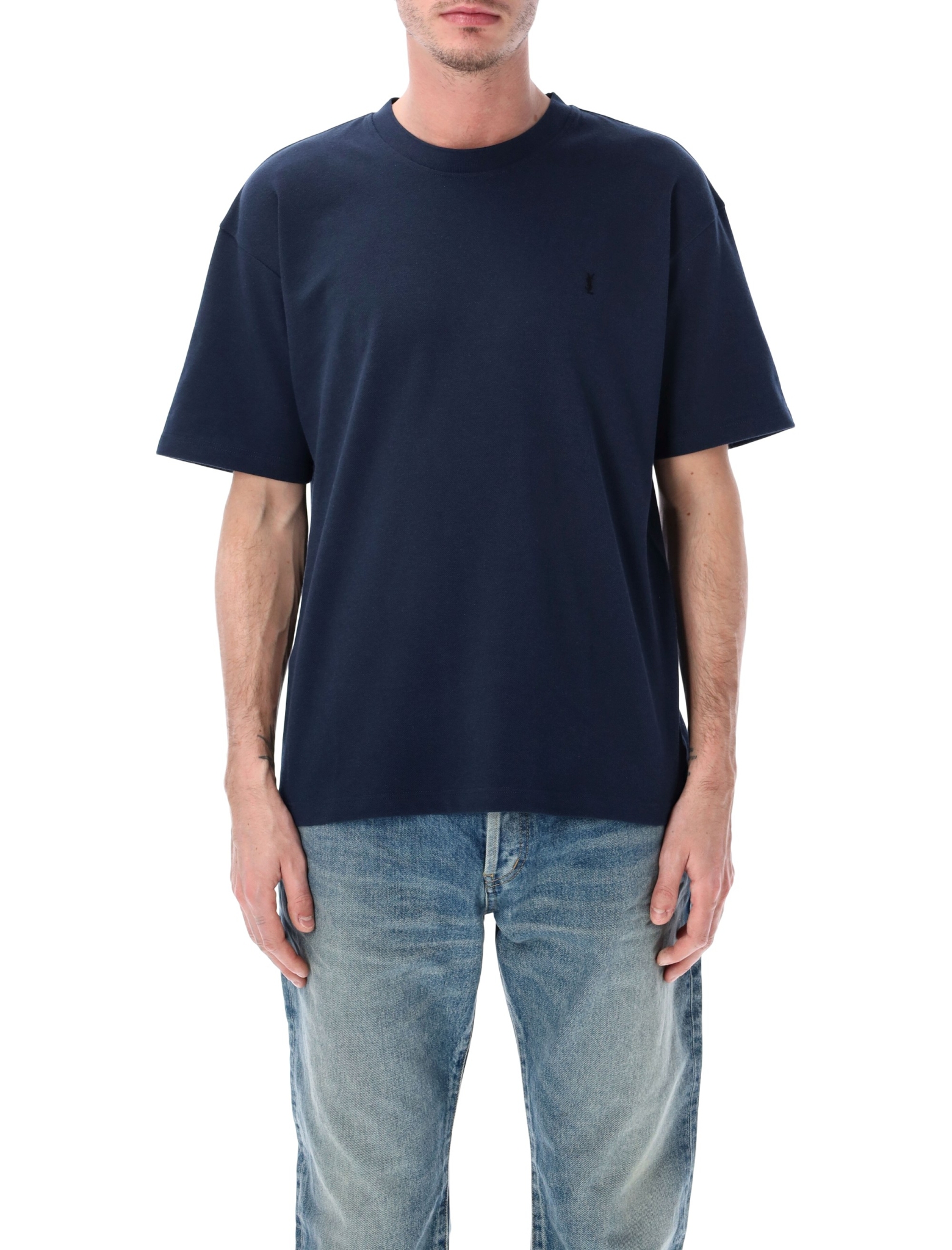 [Saint Laurent] T-shirts Short Sleeve SS26 832941Y37HC4110