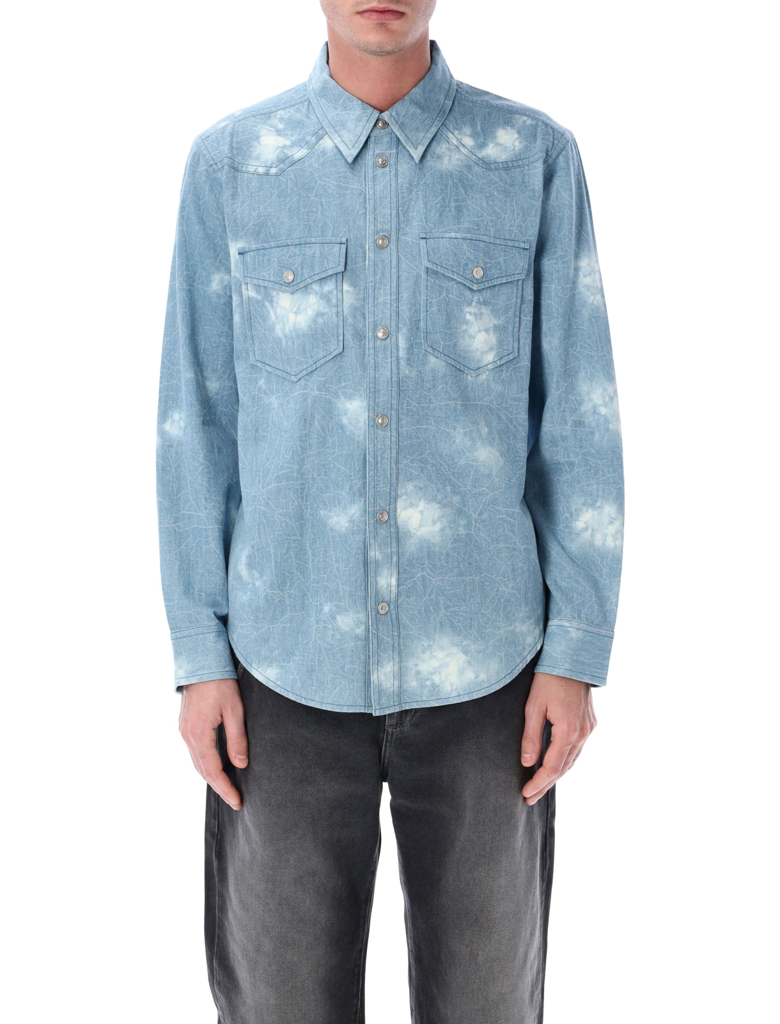 [MARANT] T-shirts SS26 CH0306HAD1H01H30BU