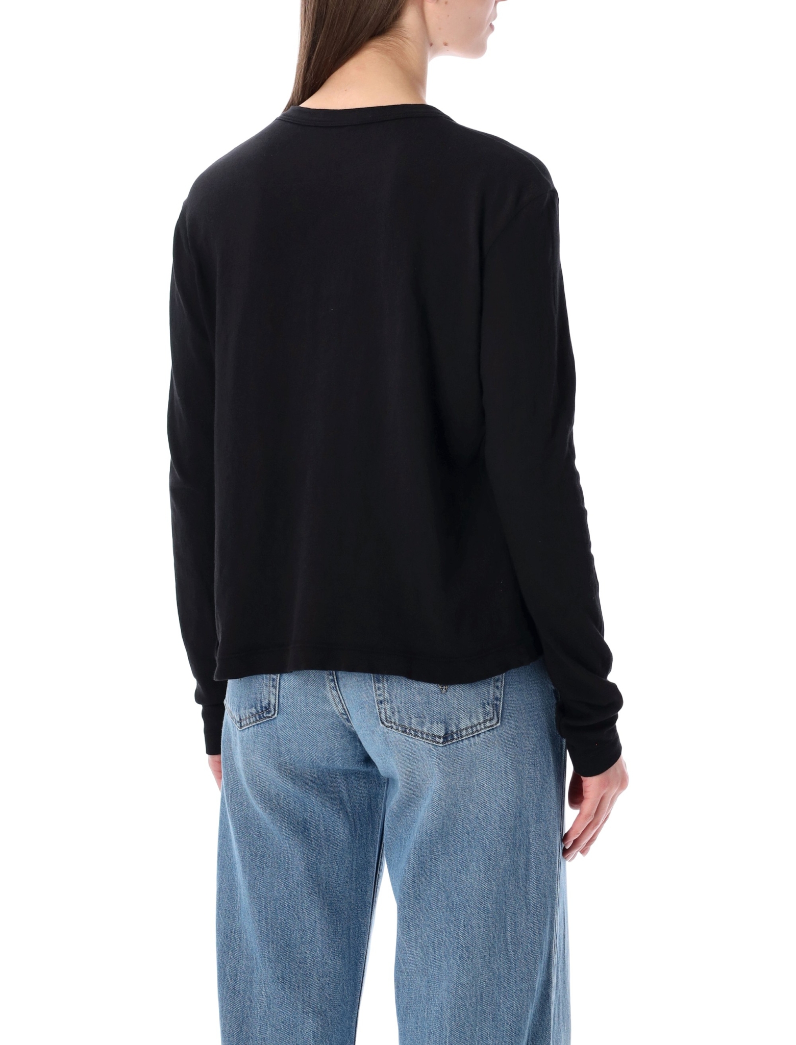 [JAMES PERSE] T-shirts Long Sleeve SS26 WUC3843BLK