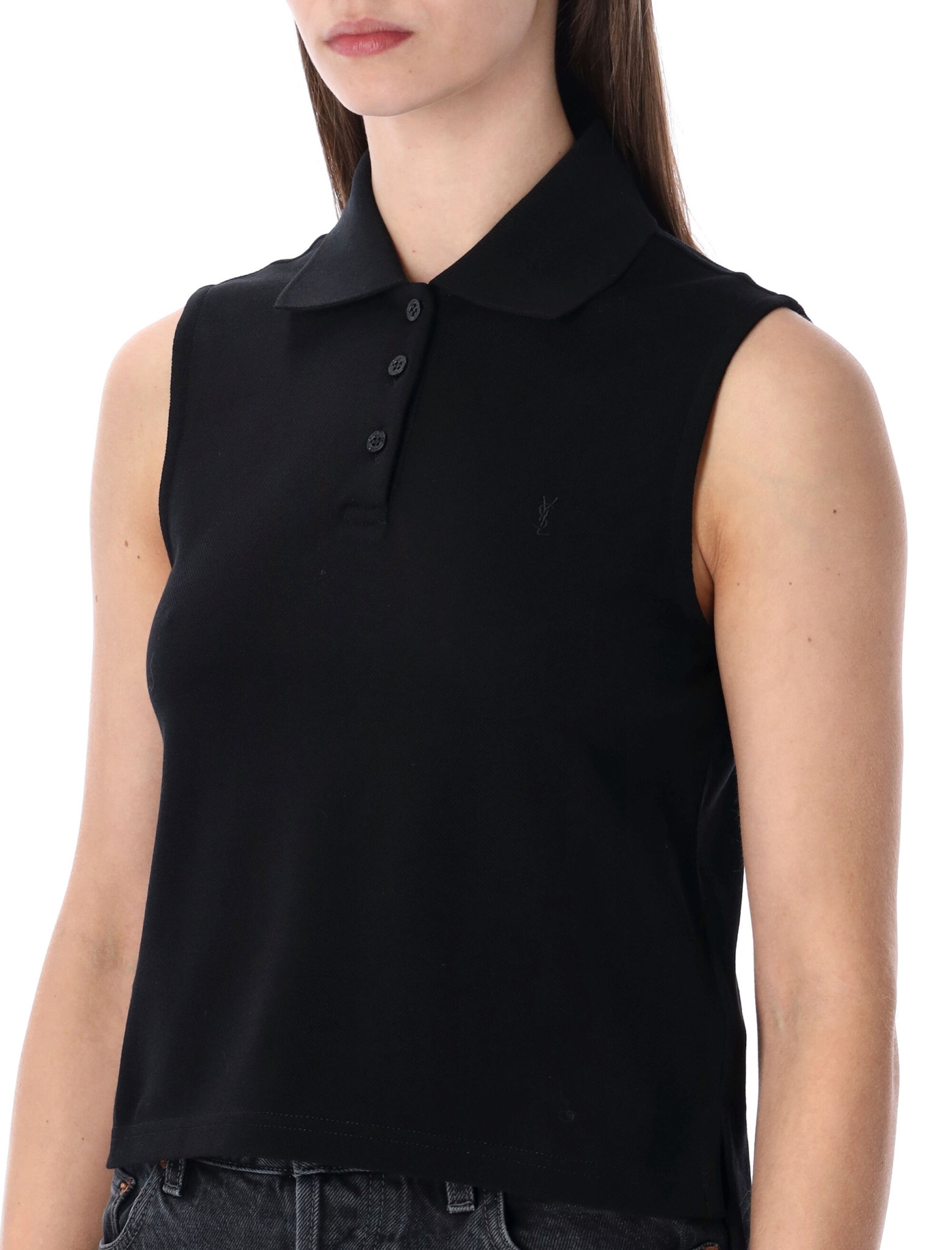 [Saint Laurent] T-shirts Sleeveless SS26 862601Y37ZE1000