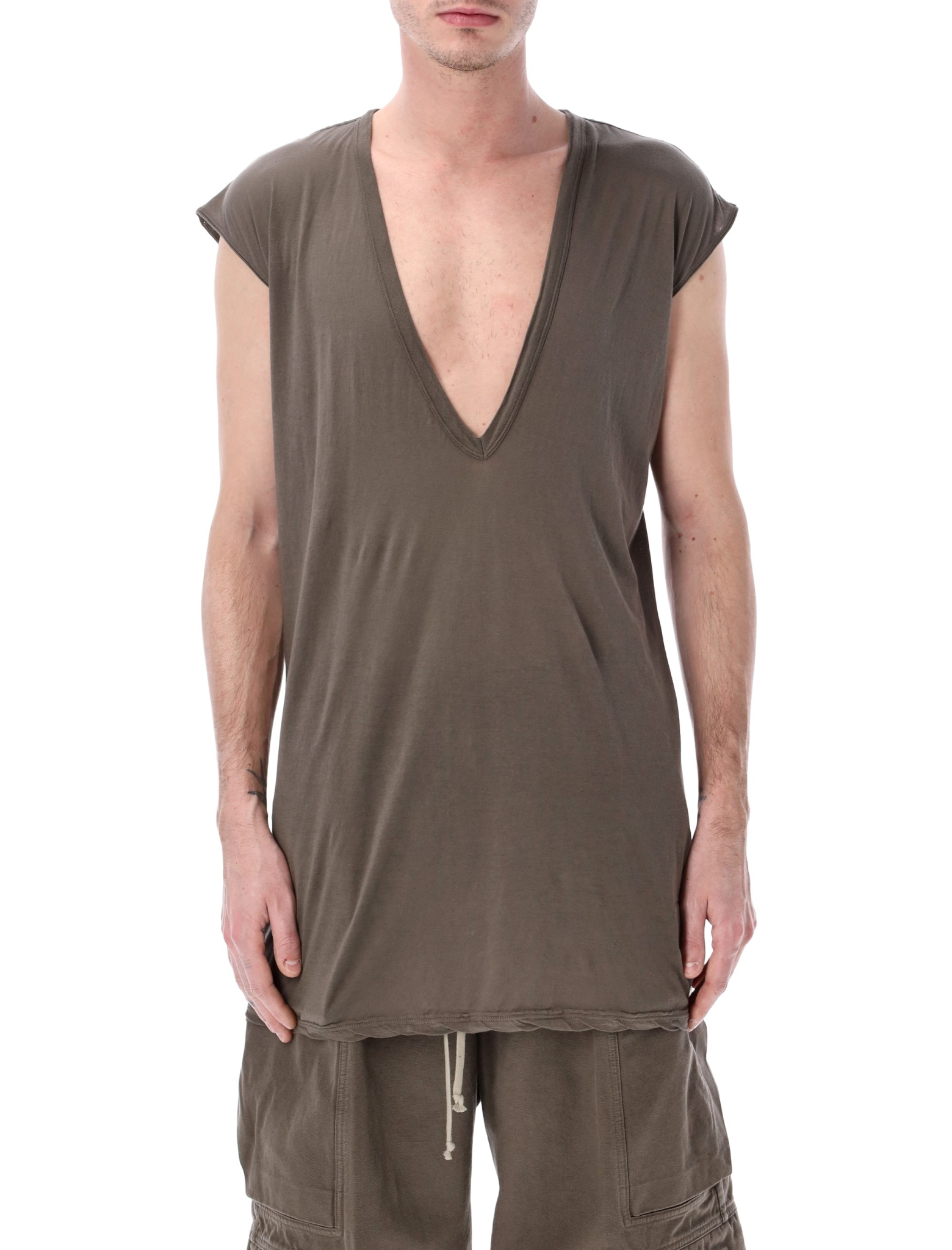 [RICK OWENS DRKSHDW] T-shirts Sleeveless SS26 DU01F4157BH34