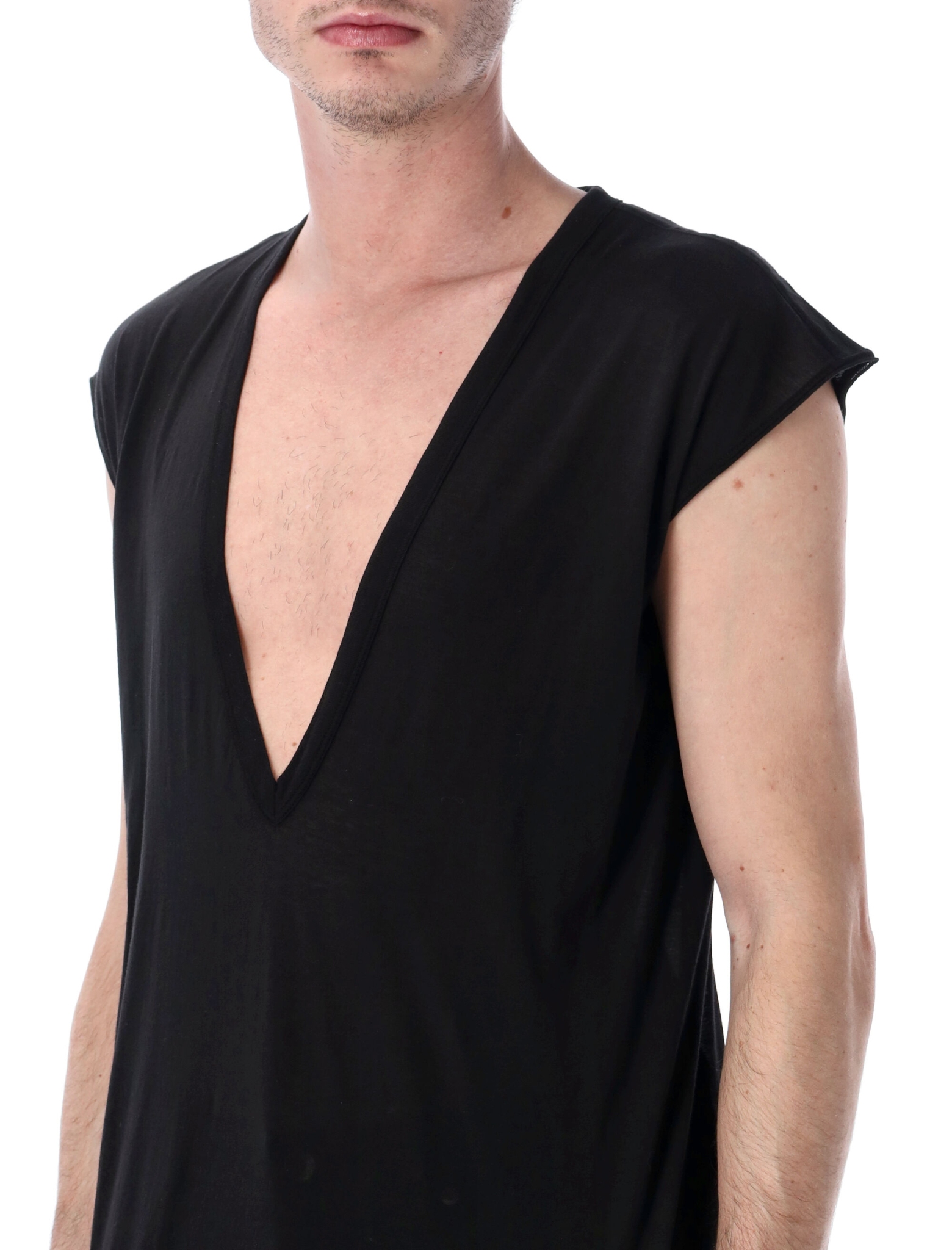 [RICK OWENS DRKSHDW] T-shirts Sleeveless SS26 DU01F4157BH09