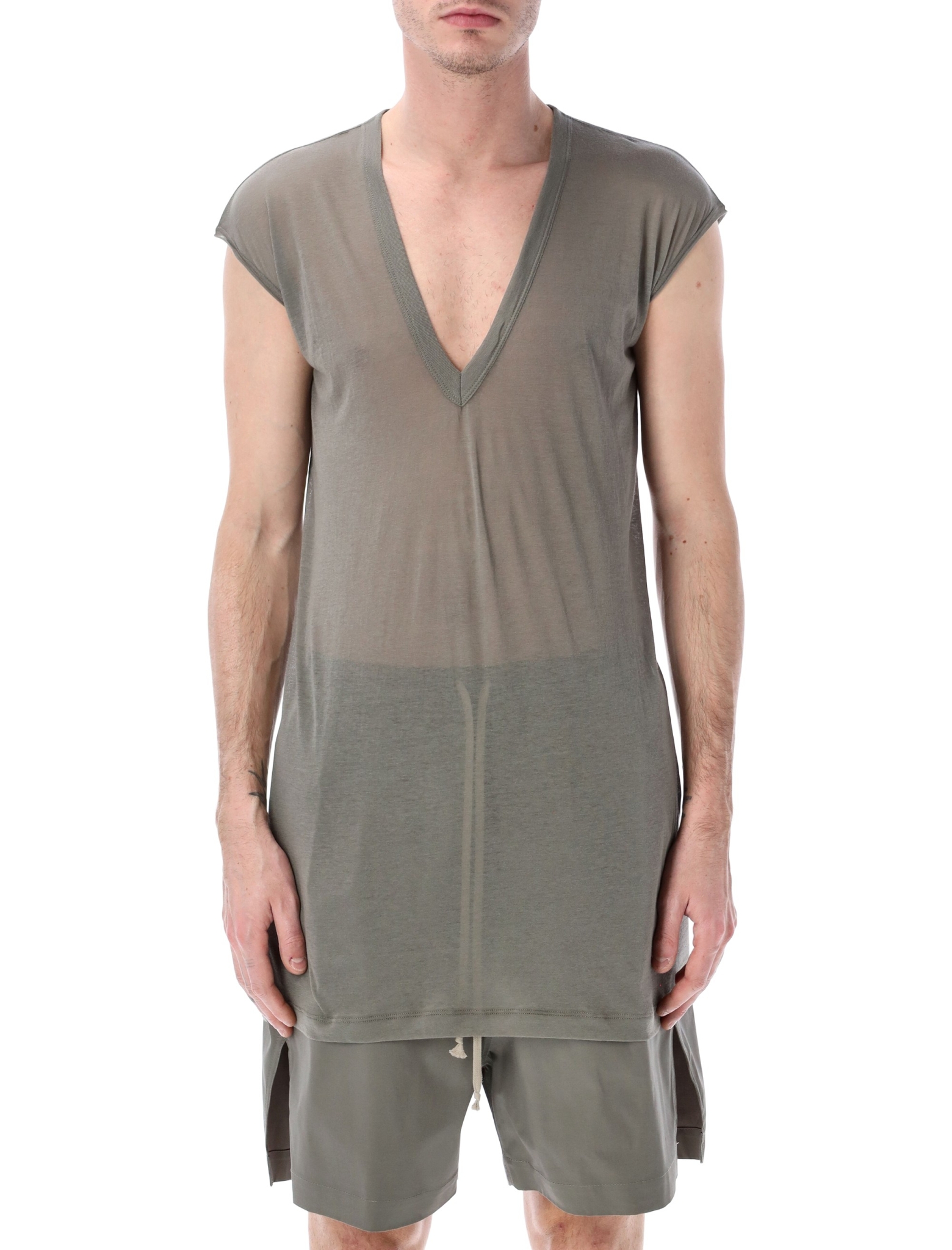 [Rick Owens] T-shirts Sleeveless SS26 RU01F2233UC35