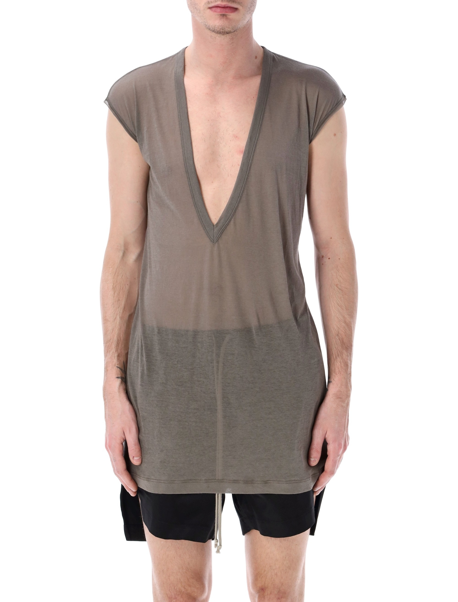 [Rick Owens] T-shirts Sleeveless SS26 RU01F2157UC34