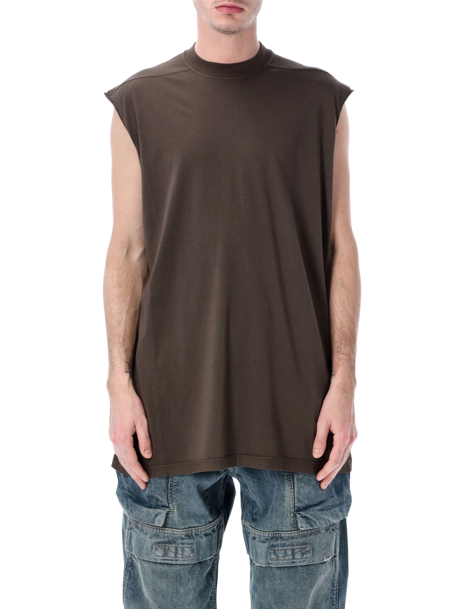 [RICK OWENS DRKSHDW] T-shirts Sleeveless SS26 DU01F4158RN78