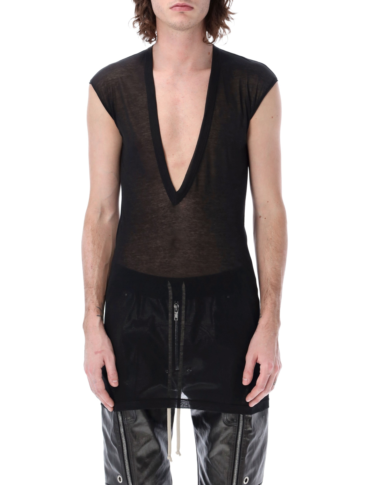 [Rick Owens] T-shirts Sleeveless SS26 RU01F2157UC09
