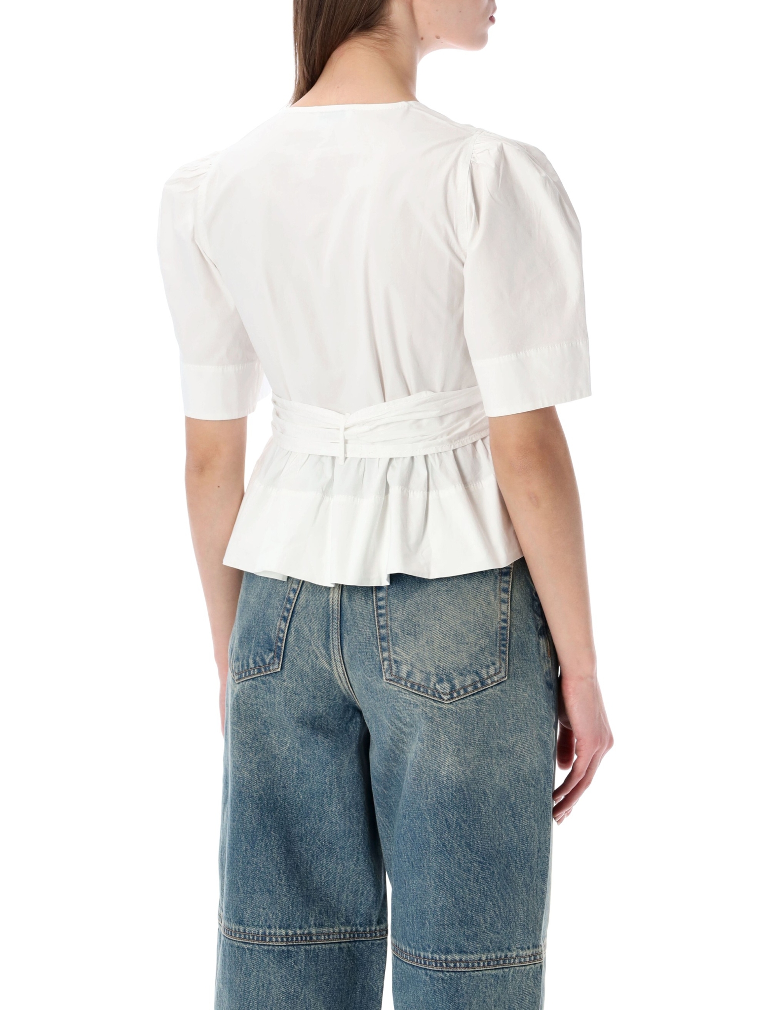 [GANNI] Shirts Short Sleeve SS26 W03096977151