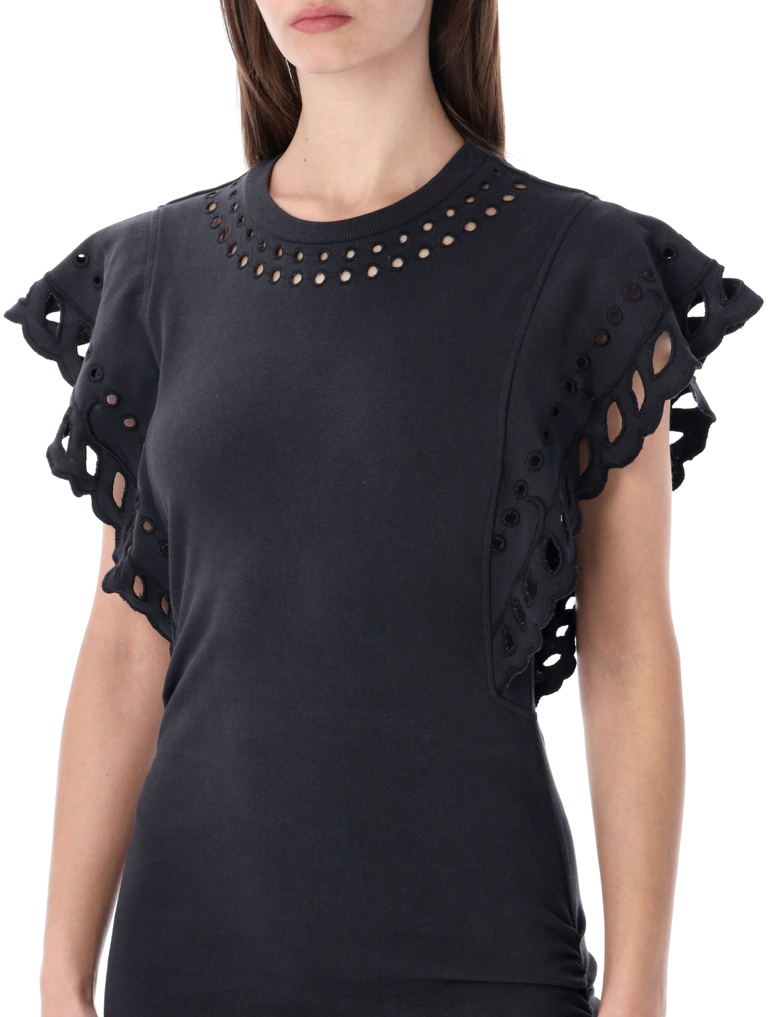 [Marant Etoile] Short sleeve dress SS26 RO1016FAD1N08E02FK