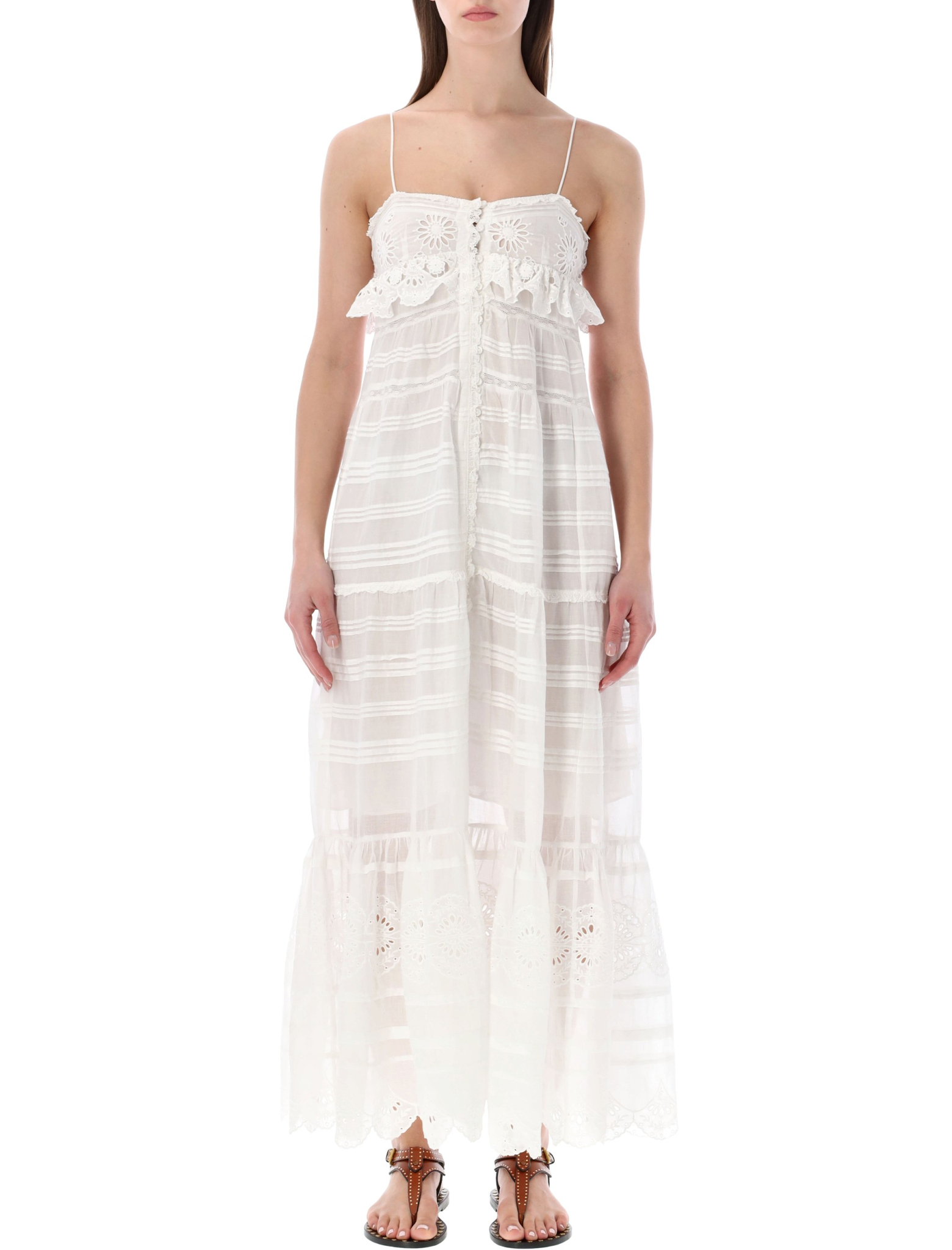 [Marant Etoile] Sleeveless dress SS26 RO0951FAD1J05E20WH