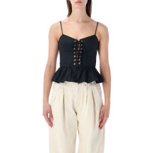 [Marant Etoile] Tank top SS26 HT0824FAD1J10E01BK