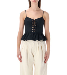 [Marant Etoile] Tank top SS26 HT0824FAD1J10E01BK