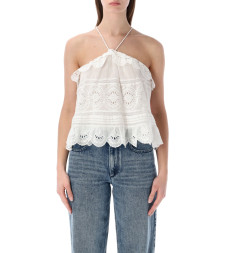 [Marant Etoile] Tank top SS26 HT0769FAD1J05E20WH