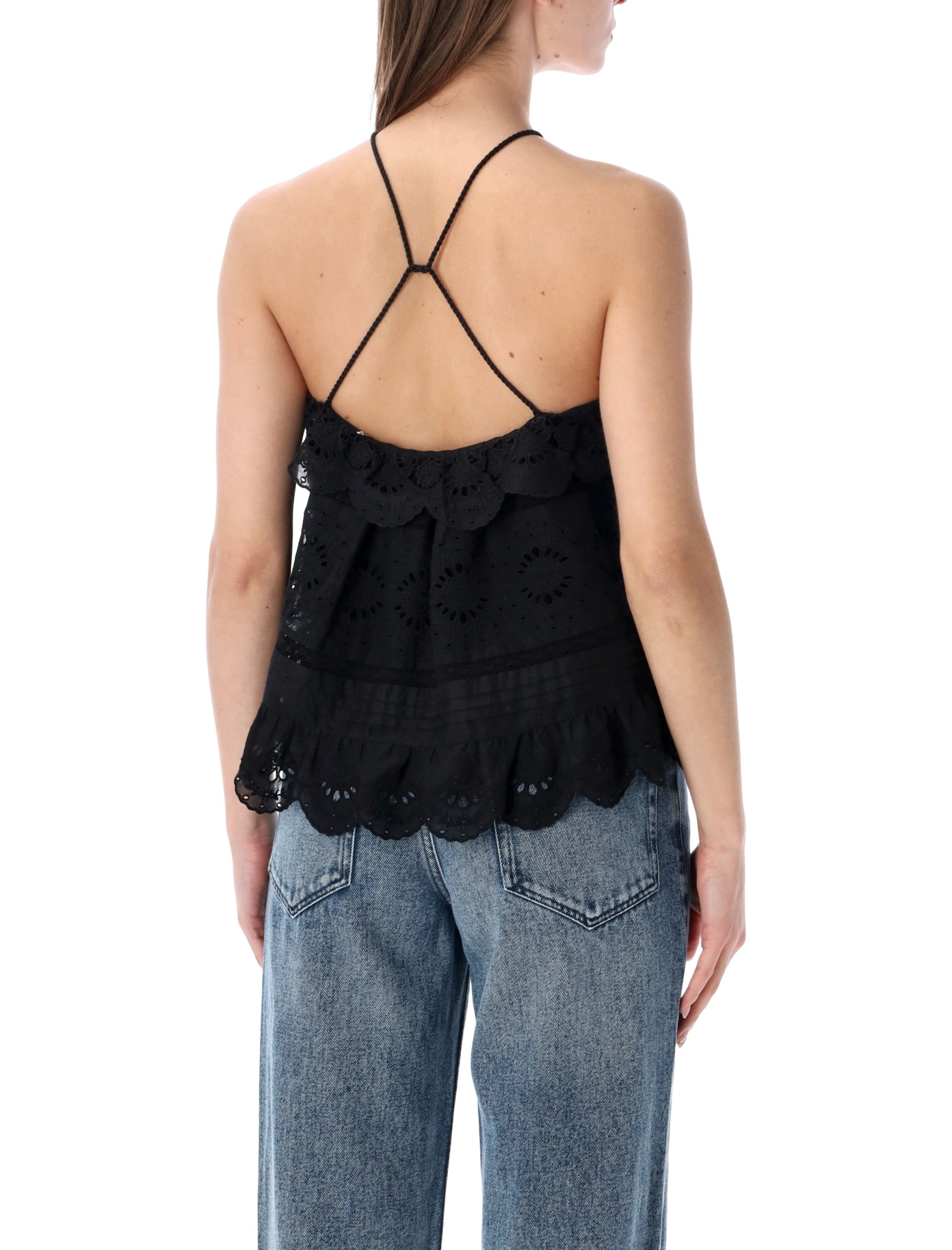 [Marant Etoile] Tank top SS26 HT0769FAD1J05E01BK