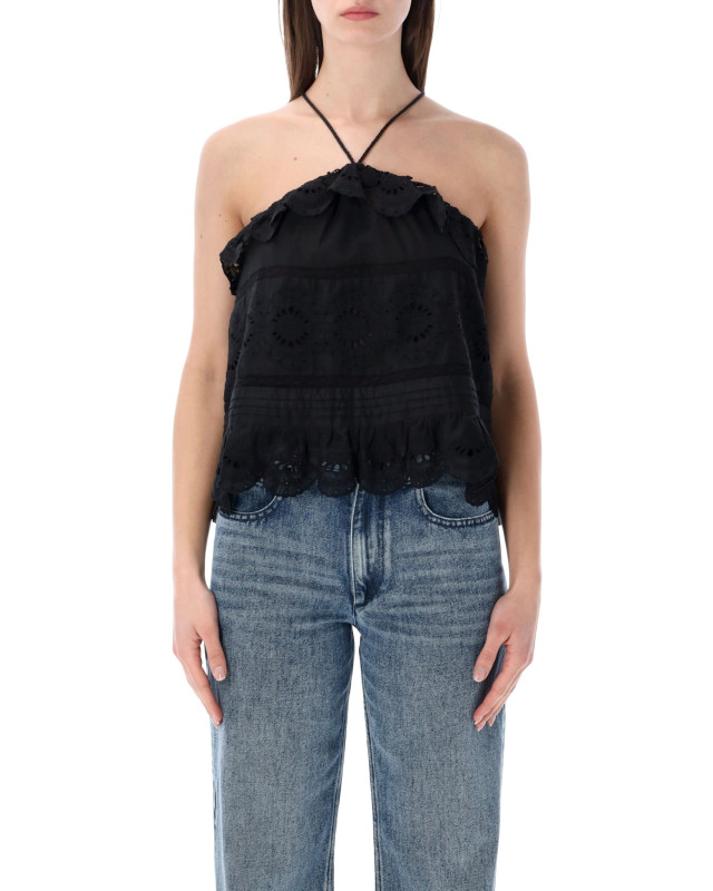 [Marant Etoile] Tank top SS26 HT0769FAD1J05E01BK