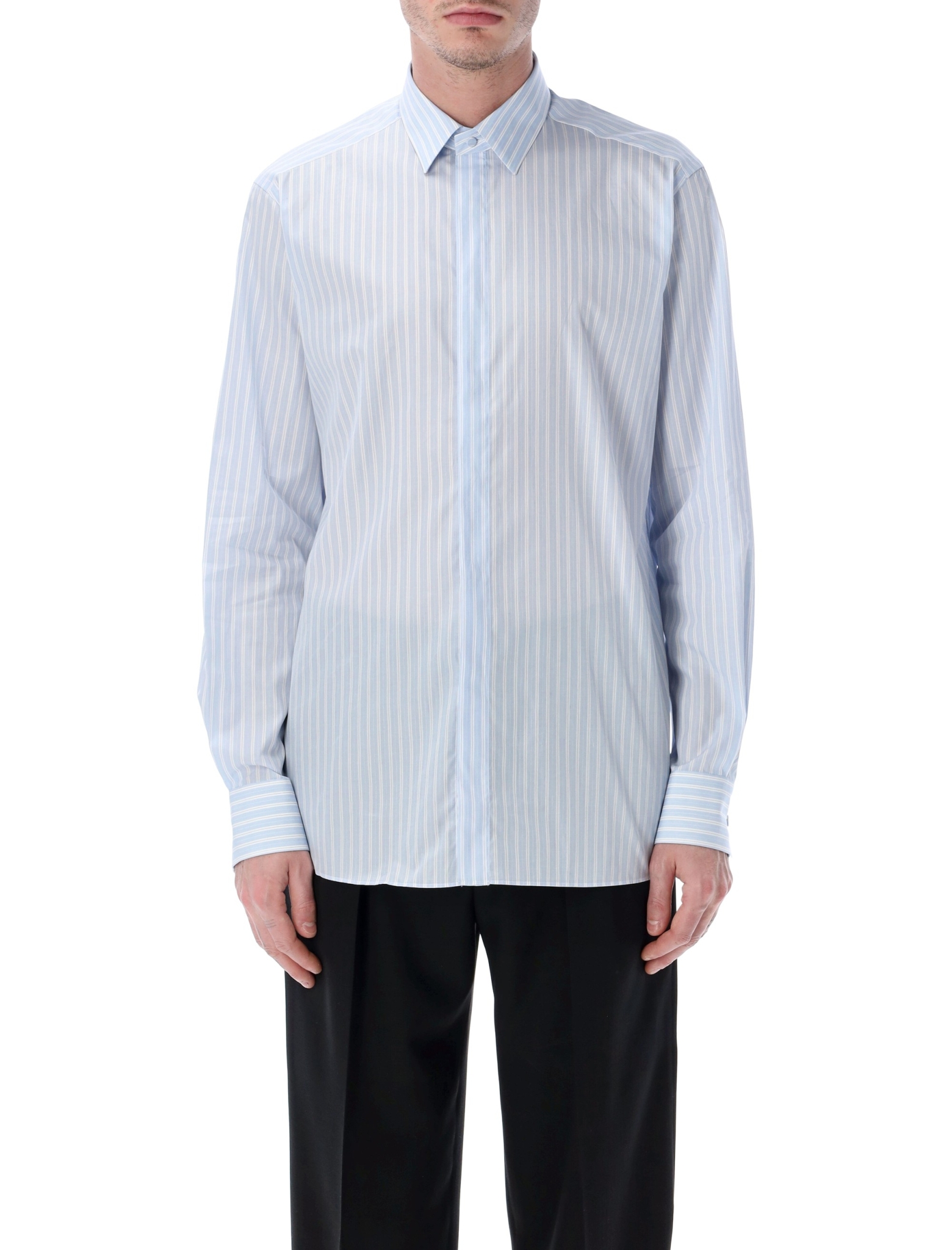 [Tom Ford] Shirts Long Sleeve SS26 HRVF01C0026UWB