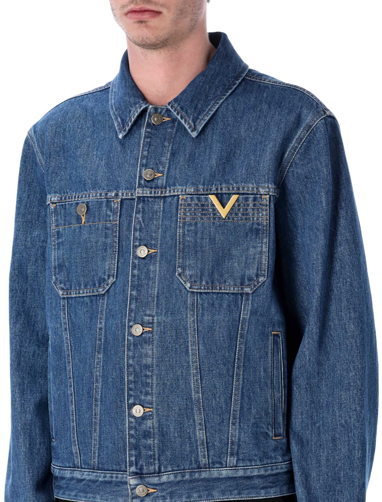 [Valentino Garavani] Denim jacket SS26 8V3DC14FB6M558