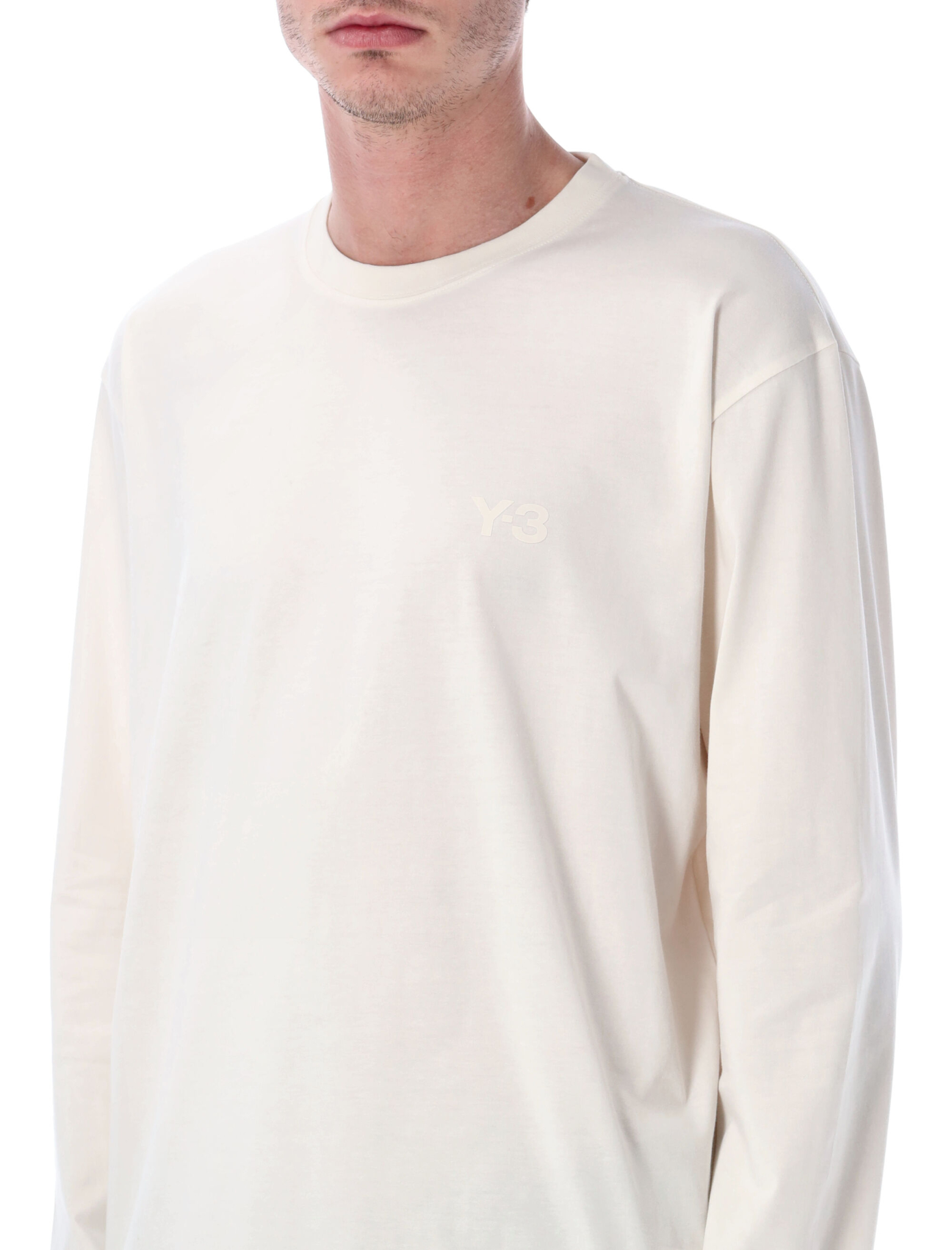 [Y - 3] T-shirts Long Sleeve SS26 KQ9777WHT
