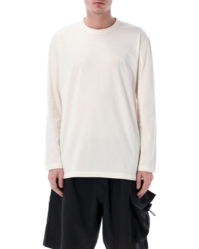 [Y - 3] T-shirts Long Sleeve SS26 KQ9777WHT