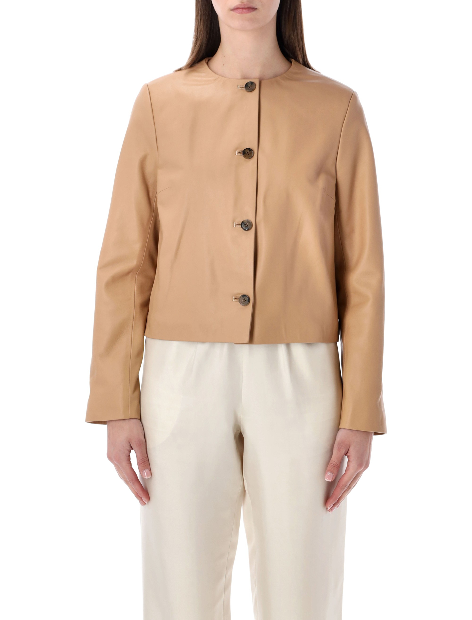 [LOULOU] Leather Jacket SS26 RAHOSIENNA